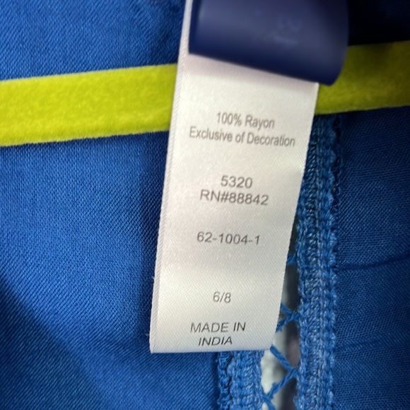 Swimsuits for All Blue Ombre Trumpet Sleeve Coverup 6/8 - Picture 13 of 13